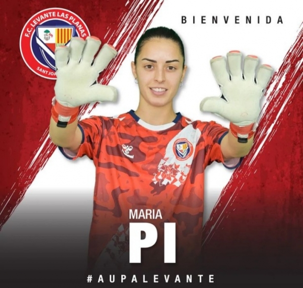 María Pi jugará la próxima temporada en Primera Iberdrola (FC LEVANTE LAS PLANAS) María Pi jugará la próxima temporada en Primera Iberdrola (FC LEVANTE LAS PLANAS)