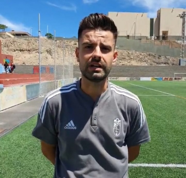 Roger Lamesa, tras el partido en Tenerife (WOSO PROMISES MAGAZINE) Roger Lamesa, tras el partido en Tenerife (WOSO PROMISES MAGAZINE)
