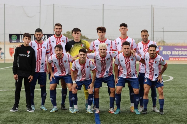 Último once inicial del Arenas en liga ante el Huracán Melilla (JOSÉ ANDRÉS FERNÁNDEZ / ARENAS DE ARMILLA)