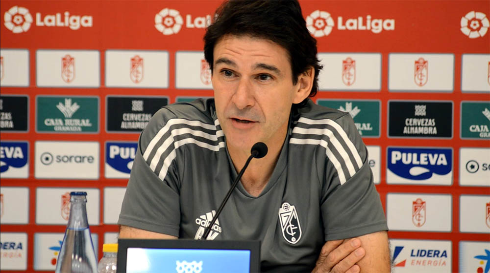 Aitor Karanka, este miércoles en la sala de prensa de la Ciudad Deportiva (JAVIER PALMA)