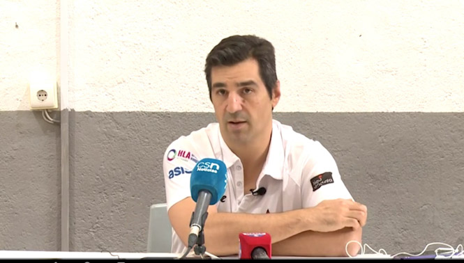 Rueda de prensa previa de Pablo Pin (FUNDACIÓN CB GRANADA) 