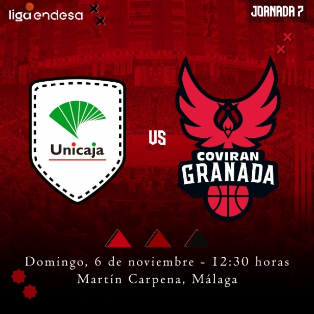 El Coviran Granada visita a Unicaja (FUNDACIÓN CB GRANADA) El Coviran Granada visita a Unicaja (FUNDACIÓN CB GRANADA)