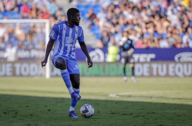 N´Diaye, en un partido con el Málaga esta temporada (MÁLAGA CF)