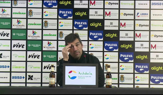 Rueda de prensa previa de Pablo Pin (FUNDACIÓN CB GRANADA) 