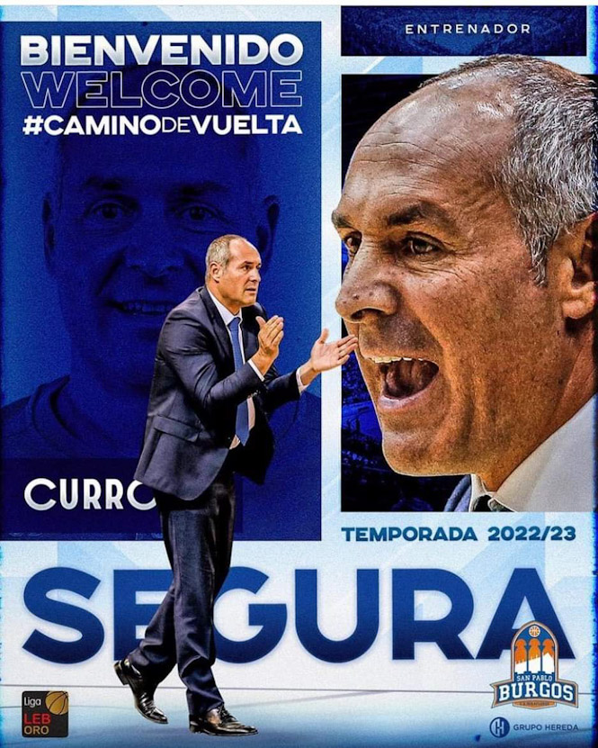 Curro Segura regresa a España (SAN PABLO BURGOS)