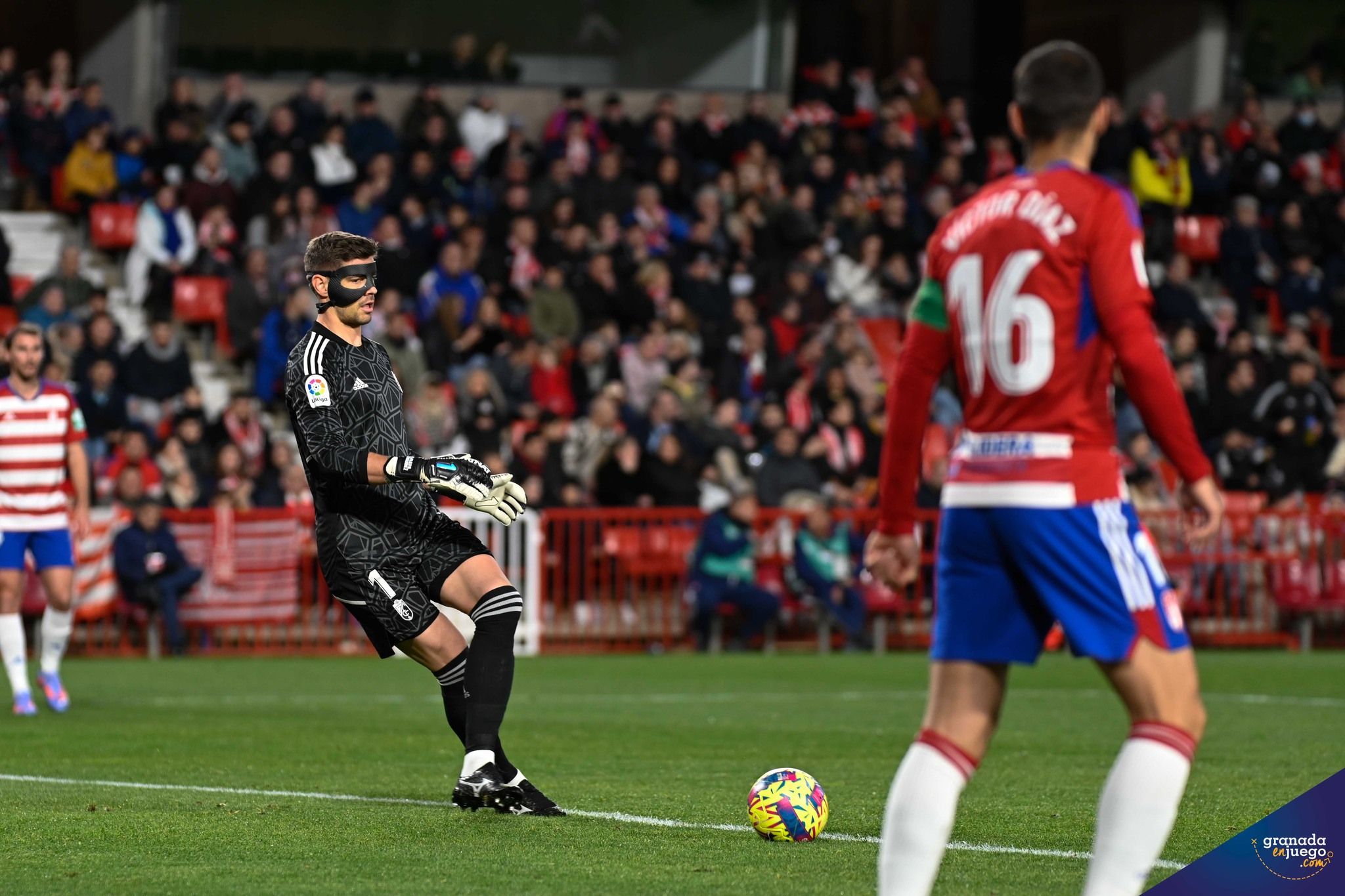Raúl Fernández, durante el partido contra el Ibiza (JOSÉ M. BALDOMERO)