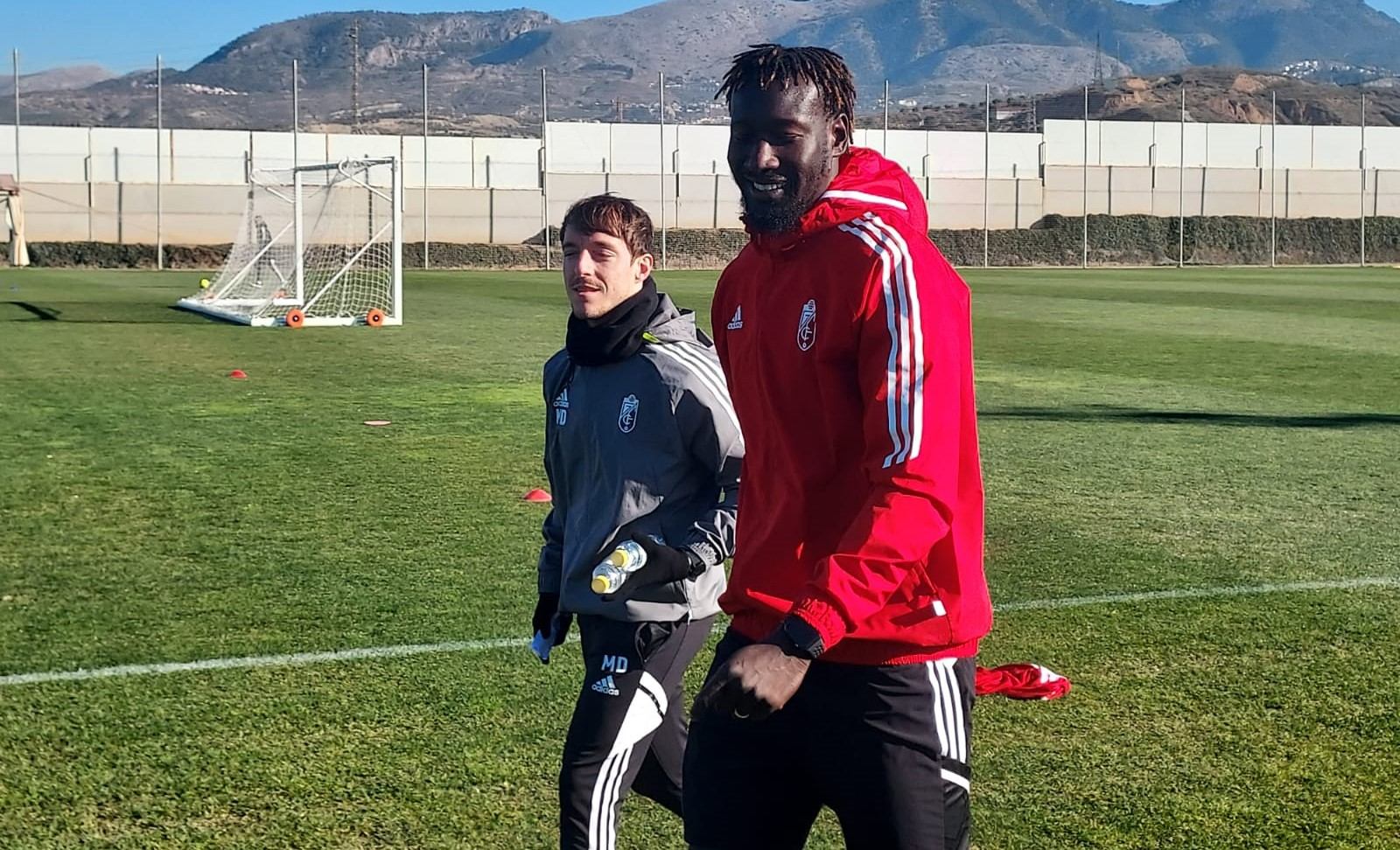 Famara Diédhiou, en la Ciudad Deportiva este martes (FRAN CALVO)