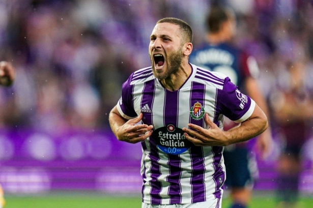Weissman celebra un gol con el Valladolid (REAL VALLADOLID) Weissman celebra un gol con el Valladolid (REAL VALLADOLID)