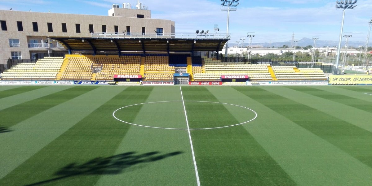 Panorámica del Mini Estadi de la ciudad deportiva del Villarreal (TWITTER)