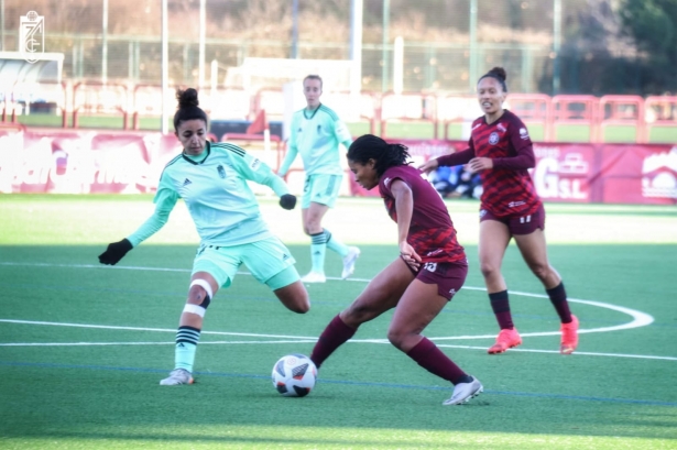 Lance del partido entre el Logroño y el Granada en tierras riojanas (GCF)