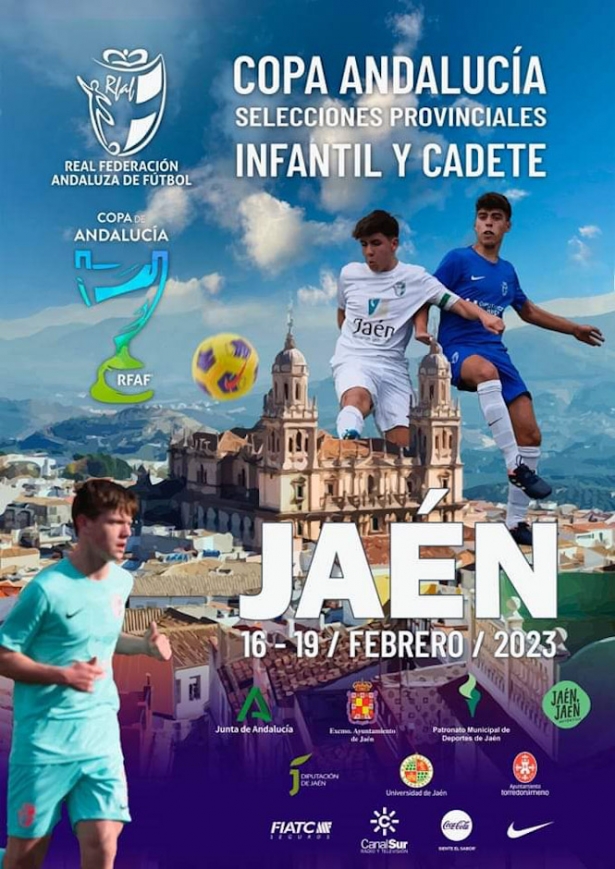 Jaén acogerá la Copa de Andalucía de selecciones provinciales cadete e infantil (RFAF) Jaén acogerá la Copa de Andalucía de selecciones provinciales cadete e infantil (RFAF)