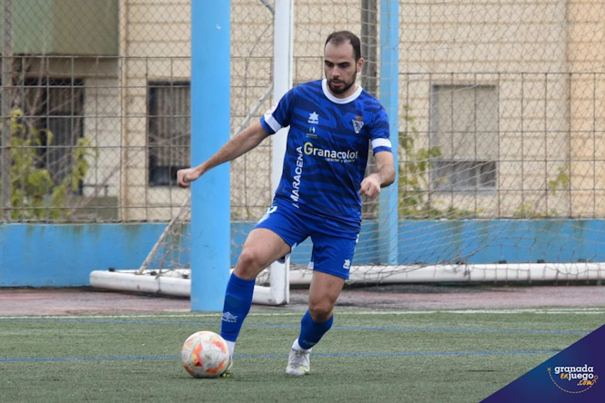 Jesús Sabaca durante un partido de esta temporada (JOSÉ M. BALDOMERO) 