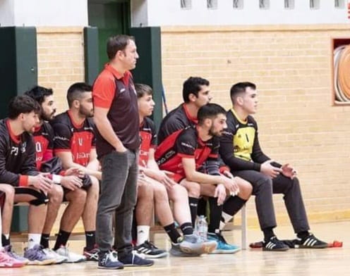 Javier Elvira durante un partido (FUNDACIÓN BM GRANADA)