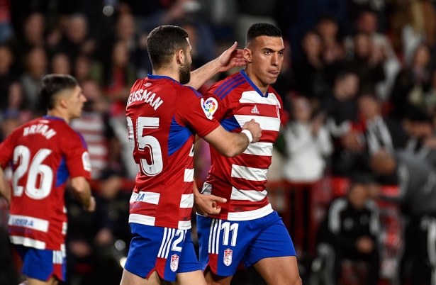 El Granada CF está a diez partidos de volver a Primera División (JOSÉ M. BALDOMERO) El Granada CF está a diez partidos de volver a Primera División (JOSÉ M. BALDOMERO)