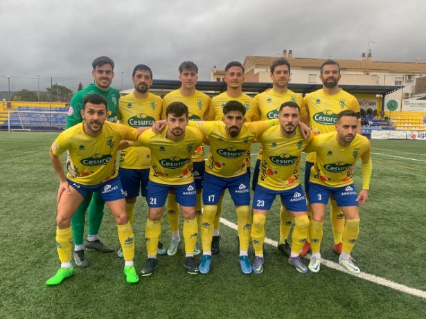 Once inicial del CD Huétor Tájar (CD HUÉTOR TÁJAR / ARCHIVO) Once inicial del CD Huétor Tájar (CD HUÉTOR TÁJAR / ARCHIVO)