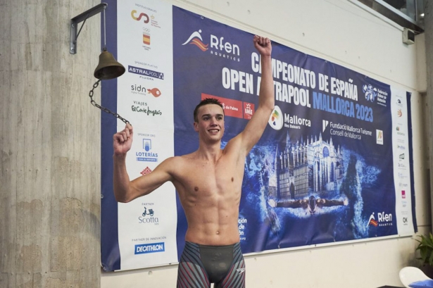 Carlos Garach bate el récord de España de 1.500 libre (RAFA BABOT /RFEN) Carlos Garach bate el récord de España de 1.500 libre (RAFA BABOT /RFEN)