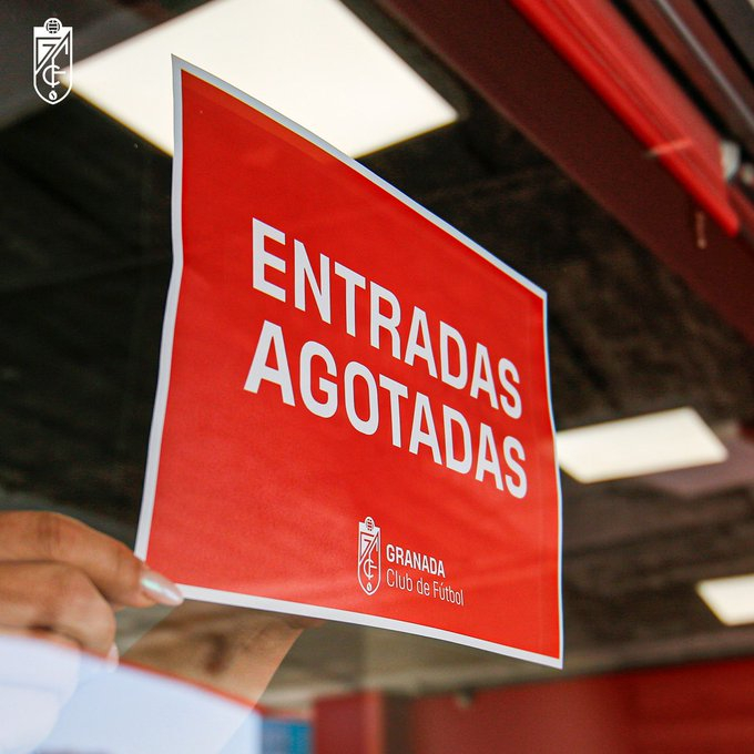 Entradas agotadas (@GranadaCF)