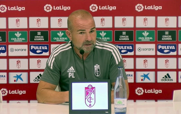 Paco López, en rueda de prensa Paco López, en rueda de prensa