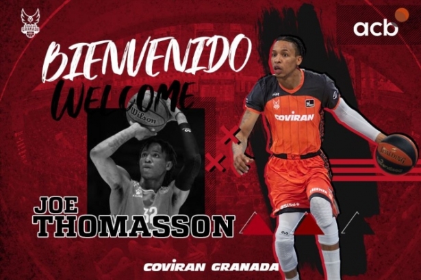 Joe Thomasson llega al Covirán Granada (FUNDACIÓN CB GRANADA) Joe Thomasson llega al Covirán Granada (FUNDACIÓN CB GRANADA)