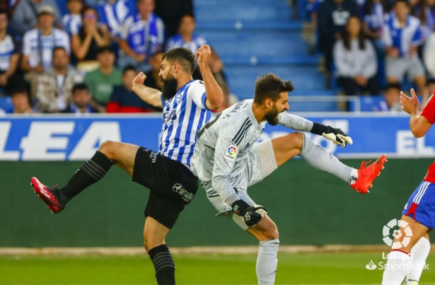 André Ferreira en una acción del encuentro ante el Alavés (LALIGA) André Ferreira en una acción del encuentro ante el Alavés (LALIGA)