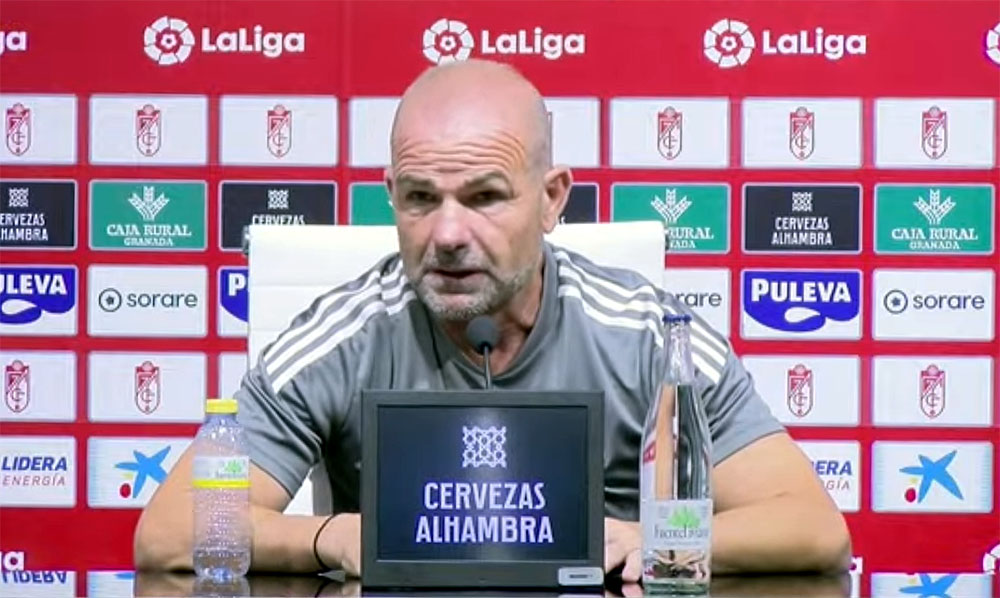 Paco López, en rueda de prensa (GCF)