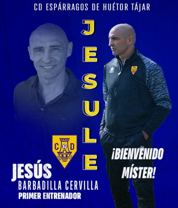 Jesule dirigirá al CD Huétor Tájar (CD HUËTOR TÁJAR) Jesule dirigirá al CD Huétor Tájar (CD HUËTOR TÁJAR)