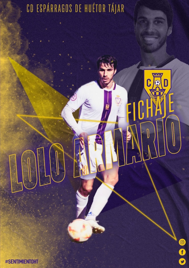 Lolo Armario retorna al CD Huétor Tájar (CD HUÉTOR TÁJAR) Lolo Armario retorna al CD Huétor Tájar (CD HUÉTOR TÁJAR)