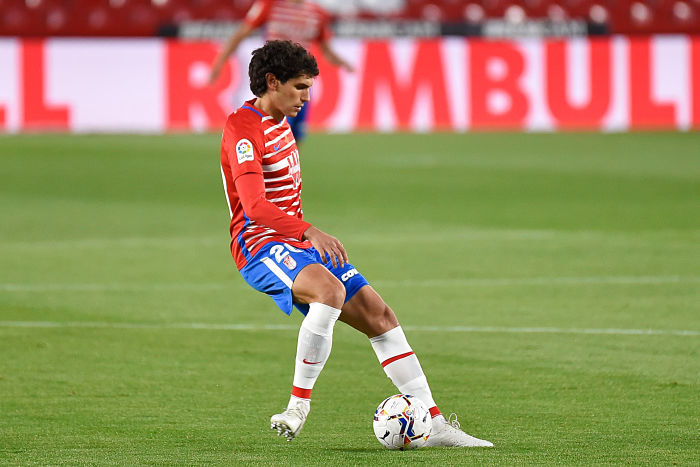 Vallejo en su anterior etapa en el Granada CF (JOSÉ M. BALDOMERO)