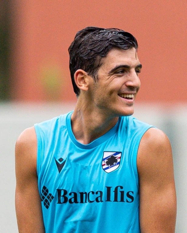 Gonzalo Villar durante un entrenamiento con la Sampdoria (TWITTER GONZALO VILLAR) Gonzalo Villar durante un entrenamiento con la Sampdoria (TWITTER GONZALO VILLAR)