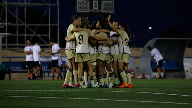 El Granada Femenino celebra un gol (GRANADA CF)