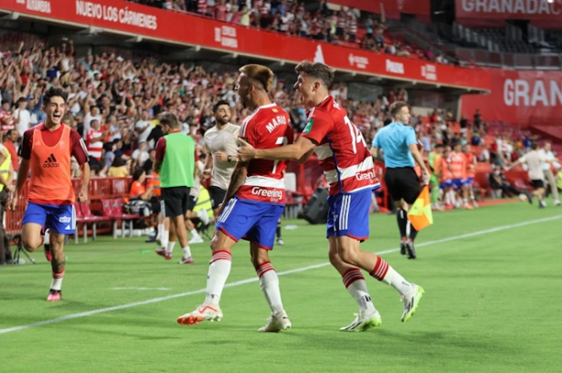 Mario González celebra el gol (JOSÉ ANDRÉS FERNÁNDEZ)