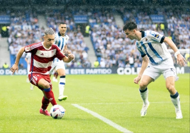 Bryan Zaragoza fue el más destacado del Granada CF (LOF) Bryan Zaragoza fue el más destacado del Granada CF (LOF)