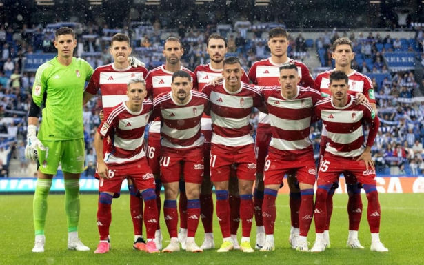 Once inicial del Granada CF en San Sebastián (LOF) Once inicial del Granada CF en San Sebastián (LOF)