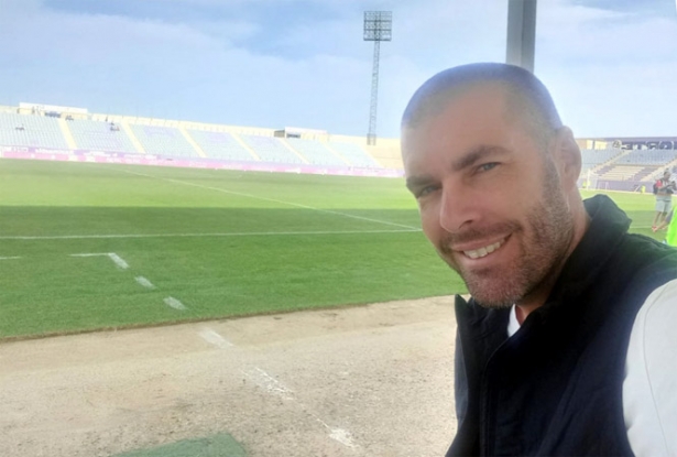 El entrenador del FC Cubillas, Josemi López El entrenador del FC Cubillas, Josemi López