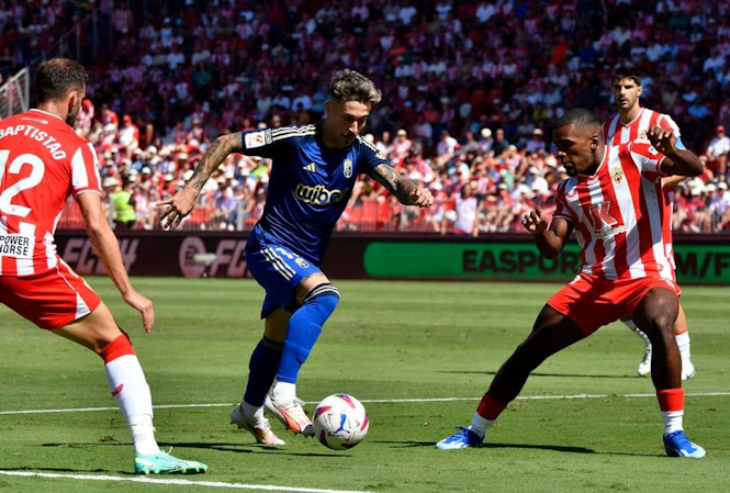 Ricard Sánchez durante el partido (LOF)