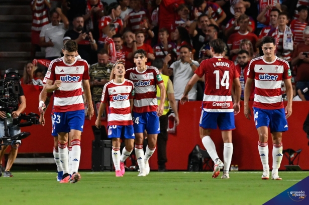 Bryan Zaragoza tras anotar el segunto tanto al FC Barcelona (JOSË M. BALDOMERO) Bryan Zaragoza tras anotar el segunto tanto al FC Barcelona (JOSË M. BALDOMERO)