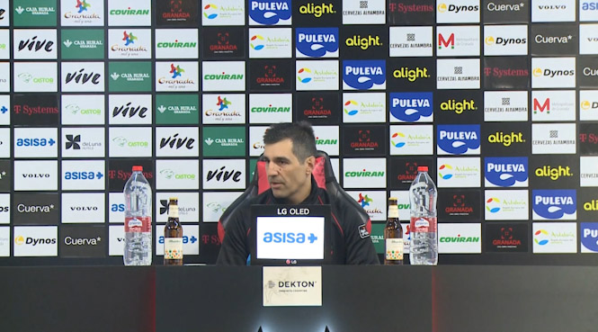 Rueda de prensa previa de Pablo Pin (FUNDACIÓN CB GRANADA)