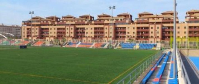 Campo donde se jugó el partido (ROQUETAS - COSTASUR) 