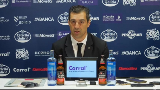 Rueda de prensa post partido de Pablo Pin (OBRADOIRO CAB) Rueda de prensa post partido de Pablo Pin (OBRADOIRO CAB)