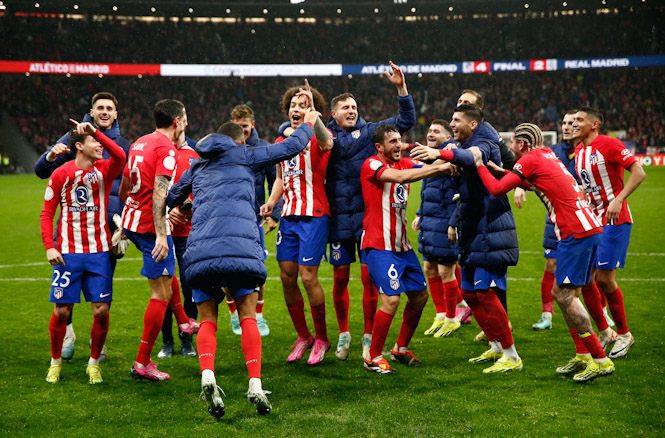 El Atlético de Madrid llegará al Nuevo Los Carmenes tras eliminar al Real Madrid en Copa d l Rey (ATLÉTICO DE MADRID)