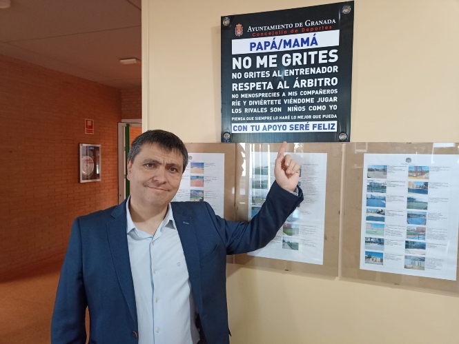 El Cocnejal de Deportes, Jorge Iglesias (AYTO. GRANADA)