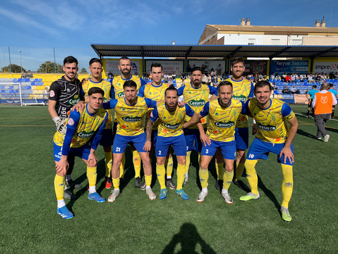 Once inicial del CD Huétor Tájar ante el CF Motril (CD HUÉTOR TÁJAR)