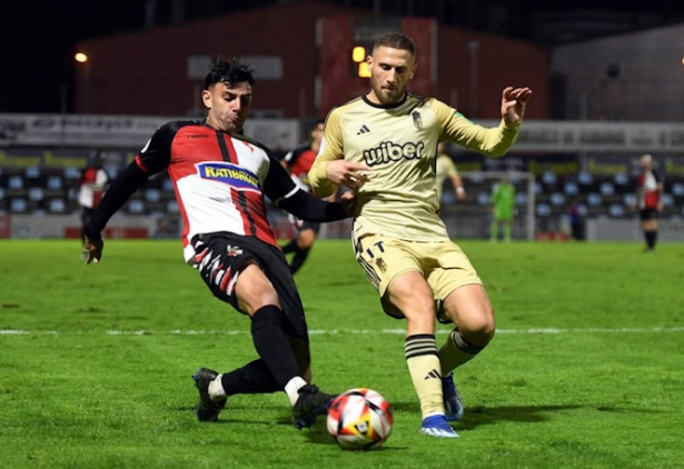 Weissman en el partido de Copa ante el Arosa (LOF) Weissman en el partido de Copa ante el Arosa (LOF)