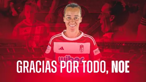 Noe Salas se marcha del Granada CF Femenino (GRANADA CF) Noe Salas se marcha del Granada CF Femenino (GRANADA CF)