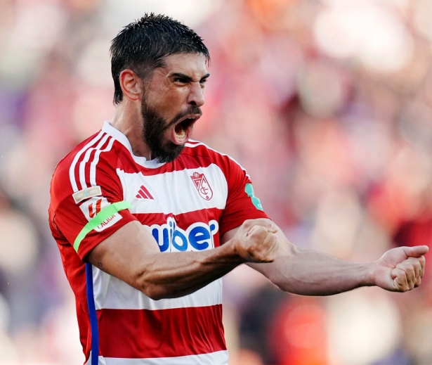 Bruno Méndez, que realizó un buen partido, marcó el tanto inicial (GCF) Bruno Méndez, que realizó un buen partido, marcó el tanto inicial (GCF)