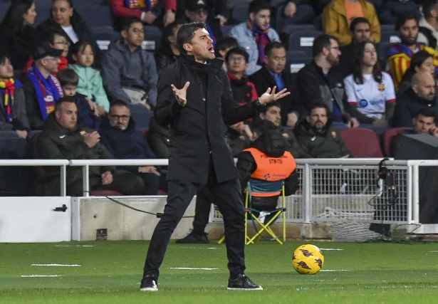 El `Cacique` Medina en un momento del partido ante el FC Barcelona (LOF) El `Cacique` Medina en un momento del partido ante el FC Barcelona (LOF)
