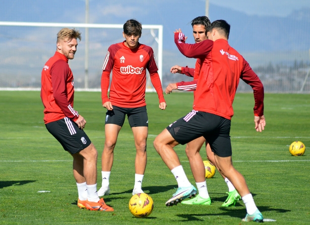 Entreno de esta mañana (J. PALMA) Entreno de esta mañana (J. PALMA)