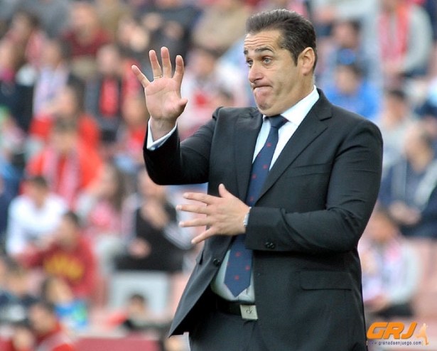 José Ramón Sandoval en su anterior etapa en el Granada CF 