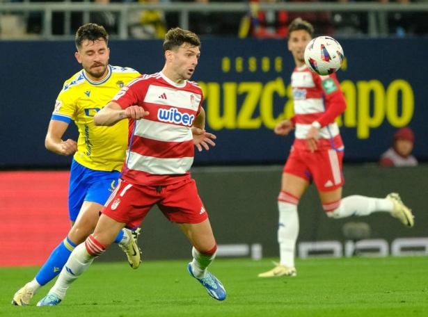 Lucas Boyé durante el partido ante el Cádiz (LOF) Lucas Boyé durante el partido ante el Cádiz (LOF)