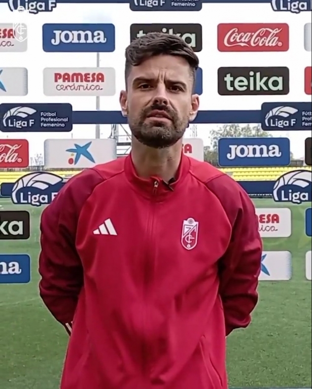 El entrenador del Granada CF Femenino, Roger Lamesa (GCF) El entrenador del Granada CF Femenino, Roger Lamesa (GCF)